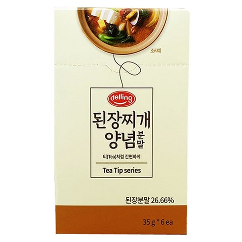 델링 된장찌개 양념 분말, 210g, 1개