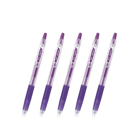 파이롯트 쥬스 젤잉크펜 0.38mm, 그레이프, 5개