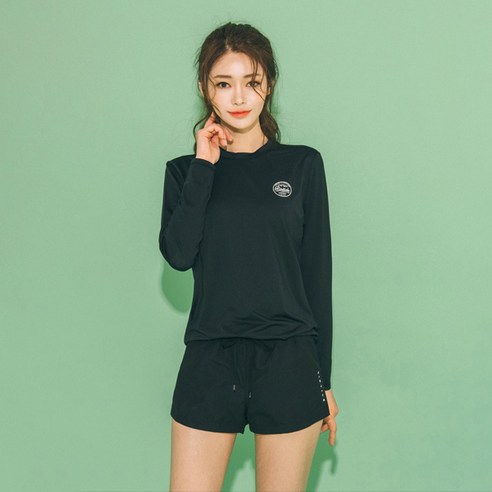 헤링본 여성용 루즈핏 빅사이즈 이지 수영복 팬츠 AC900