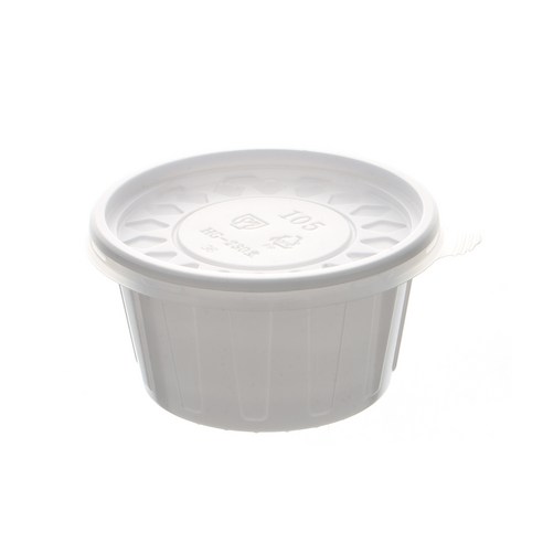 더담다 일회용 소스컵 232 중 105 x 55 mm 백색, 1개입, 400개