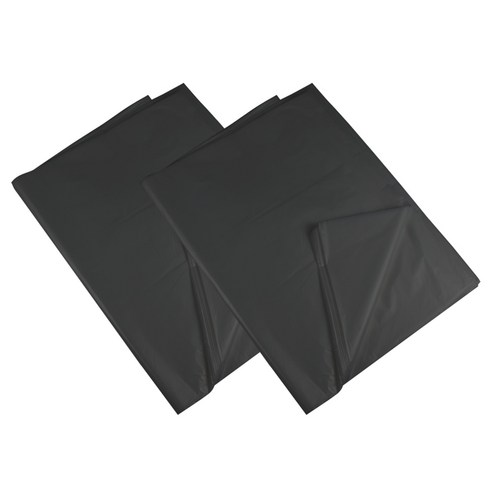 킹스봉 평판형 분리수거 비닐 봉투 검정 특대 50p, 100L, 2개