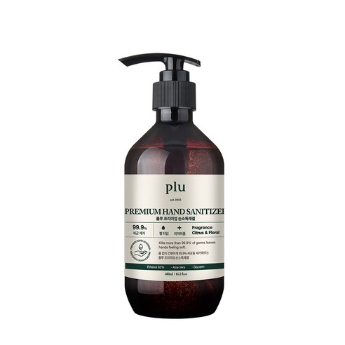 플루 프리미엄 손소독제겔, 480ml, 1개