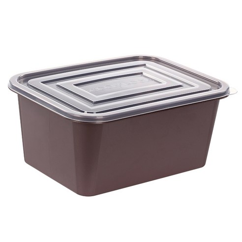 쿡앤락 사각 밀폐용기 세트, 50세트, 몸통 보라 5L + 뚜껑
