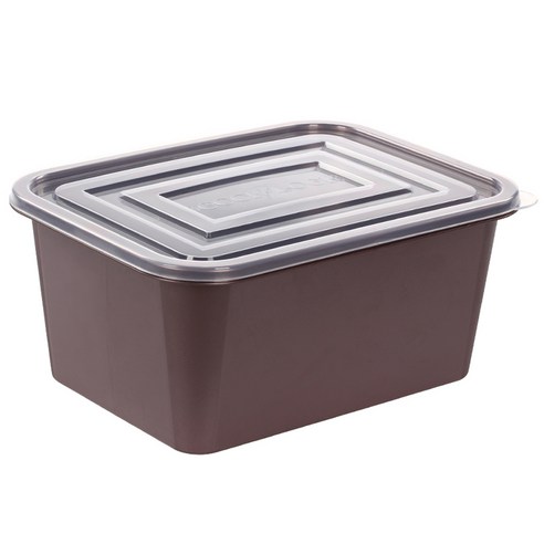 쿡앤락 사각 밀폐용기 세트, 50세트, 몸통 보라 6.5L + 뚜껑