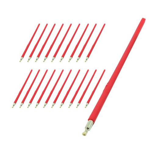 매직하우스 킹콩볼펜 리필심 0.7mm, 빨강색, 20개
