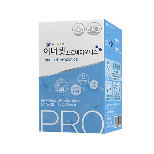 이너셋 프로바이오틱스, 3g, 30개