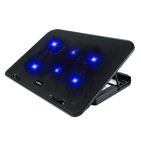 레토 노트북 LED 헥사 쿨러 거치대 LCS-C06, 혼합색상