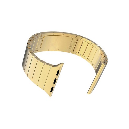 비쉐르 애플워치 3/4/5 나비롱스퀘어 메탈 밴드 (42/44mm 호환 가능), 골드, 1개