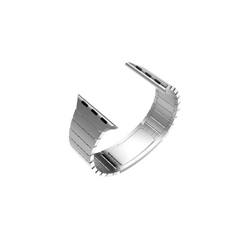 비쉐르 애플워치 3/4/5 나비롱스퀘어 메탈 밴드 (38/40mm 호환 가능), 실버, 1개