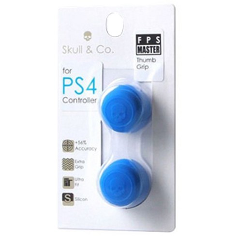 MAJENTA 스컬앤코 PS4 듀얼쇼크4 전용 FPS 썸그립 블루, 단일상품, 2개