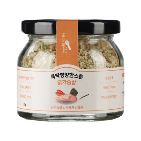 리틀스푼 뚝딱영양한스푼 이유식, 닭가슴살맛, 1개