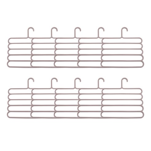 블럭마트 다층 바지 옷걸이, 랜덤발송, 10개