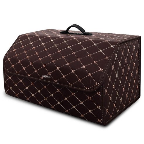 어반카 차량용 스티치 다용도 수납함, 브라운