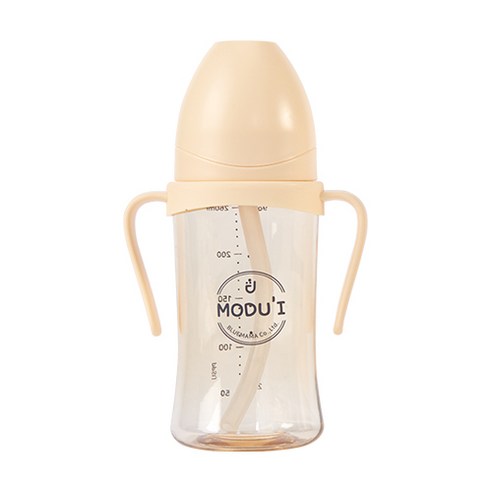 블루마마 모두아이 PPSU 빨대컵 260ml, 버터, 1개