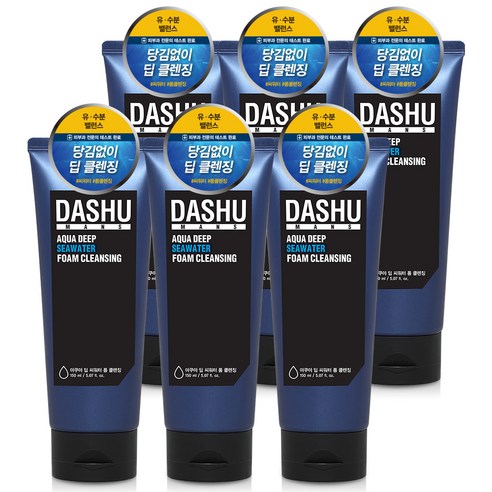 다슈 아쿠아 딥 씨워터 폼 클렌징, 150ml, 6개