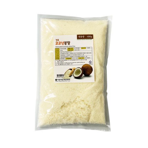 건조 코코넛분말, 400g, 1개