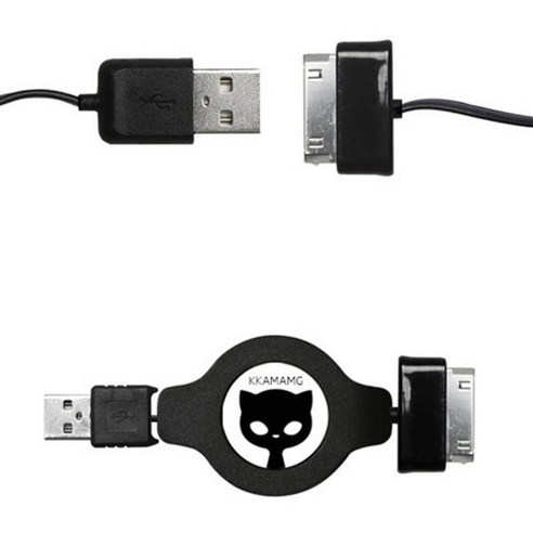 갤럭시노트10.1 갤럭시탭 30핀 USB 충전 기본케이블 + 대왕릴케이블 세트, 혼합색상, 1세트, 120cm