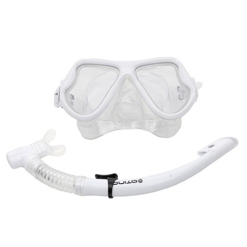   Atina Adult Snorkel + Mask Set ASS-A203, White