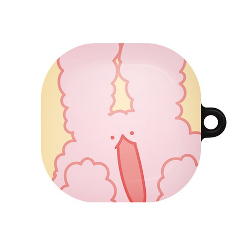 바니몽 갤럭시 버즈라이브/버즈프로 / 버즈2 유어픽 하드케이스, 05 뽀글옐로