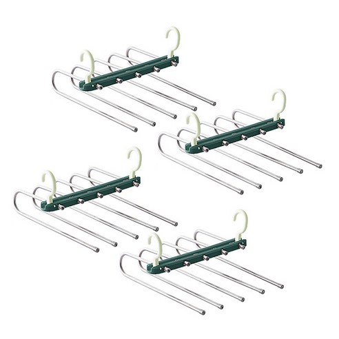 블럭마트 멀티 다기능 옷걸이, 그린, 4개