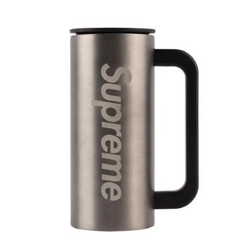 Supreme 머그 보온보냉 텀블러, 실버, 350ml