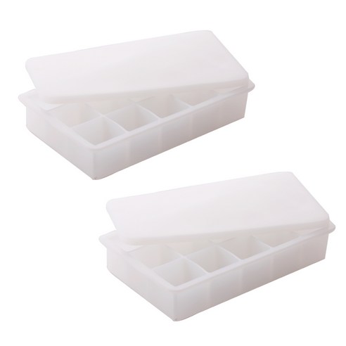 코빙 뚜껑있는 실리콘 15구 아이스트레이 2p