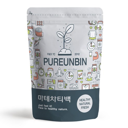 푸른빈 마테 차 삼각 티백, 1.5g, 50개입, 1개