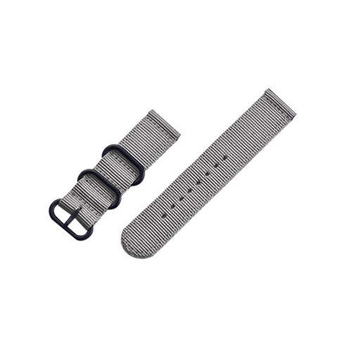 비쉐르 갤럭시 프론티어/기어S3/워치3 22mm 패브릭 스포츠 밴드 스트랩 (45/46mm 호환 가능), 그레이, 1개
