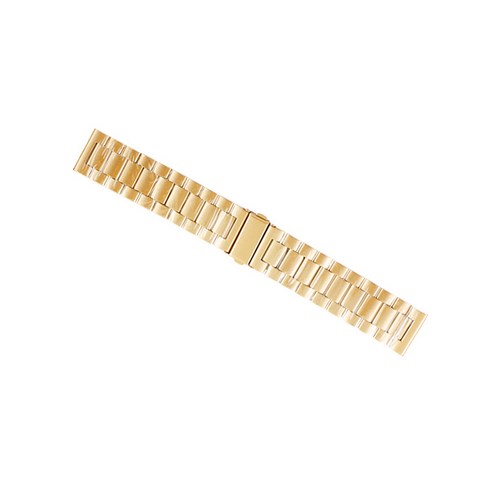 비쉐르 갤럭시 워치2 엑설런트 메탈 밴드 스트랩 (44mm 호환 가능), 골드, 1개