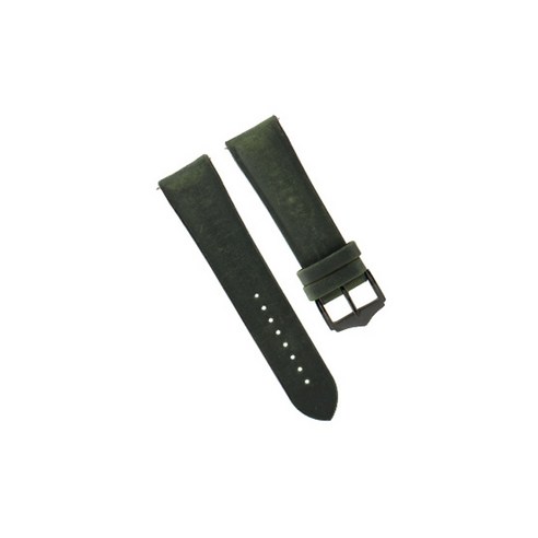 비쉐르 갤럭시 액티브 1/2/워치3 20mm 벨벳콩 레더 밴드 스트랩 (40/41/42mm 호환 가능), 카키, 1개