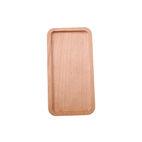 윰스 밤나무 사각 우드트레이 24 x 13 x 1.5 cm, 혼합색상, 1개