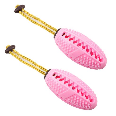 파스텔펫 강아지 고리형 노즈워크 스낵볼 11.5cm, 핑크, 2개