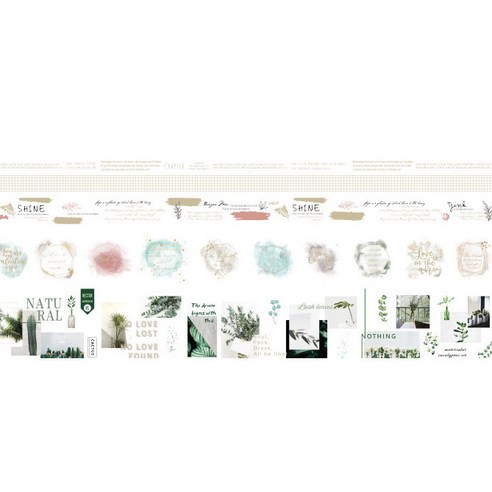 YOU&ME 일식 마스킹 테이프 5종 세트, TYPE2, 1세트