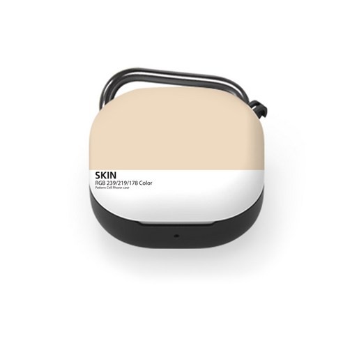 구스페리 트렌드컬러 디자인 갤럭시 버즈라이브 키링 케이스, 단일상품, 스킨