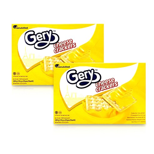 게리 치즈 크래커, 200g, 2개입