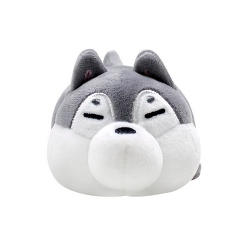 모찌모찌 애니멀 바디형 핫팩 인형 허스키, 7cm, 혼합색상, 1개