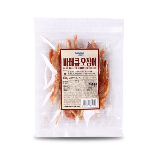 바다원 바베큐 오징어, 100g, 1개