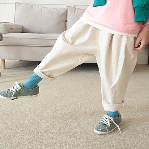 소년마켓 남아용 인생 보이 루즈핏 면바지