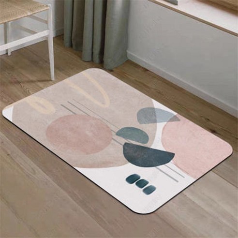 밝은집 미끄럼방지 핑크 발매트, 6
