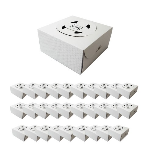 포장대장 모던 미니케익상자 215 x 215 x 114 mm, 혼합색상, 30개