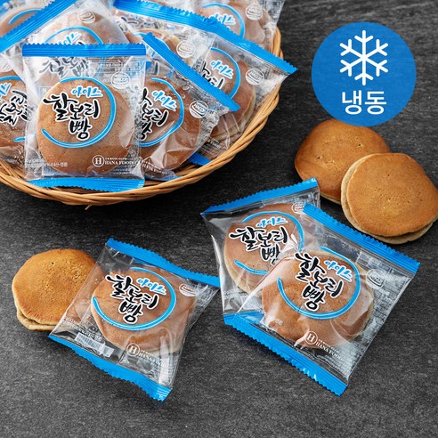 누리원 아이스 영광찰보리빵 (냉동), 30g, 40개
