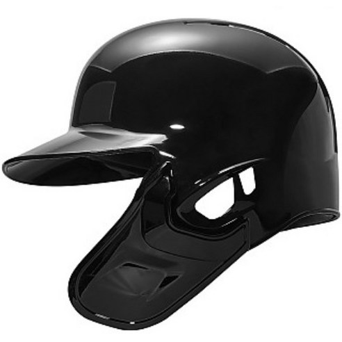 골드 G쉴드 우타자용 야구 헬멧, Glossy Black
