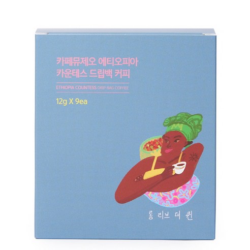 카페뮤제오 에티오피아 드립백커피, 12g, 9개, 9개