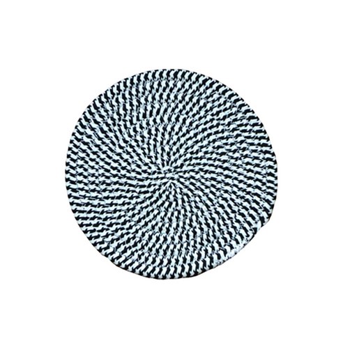 콩 빈테리어 로프 꼰 테이블매트, A, 18 x 18 cm