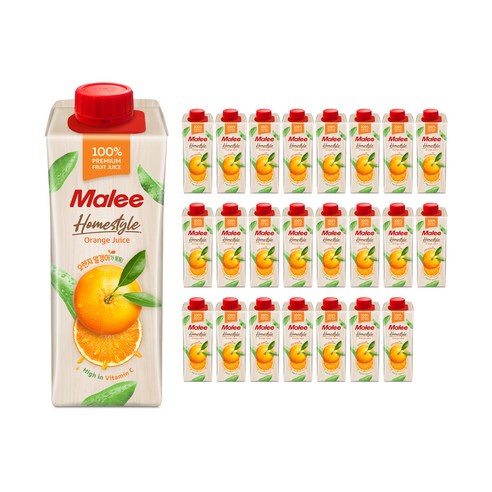 말리 홈스타일 오렌지주스, 250ml, 24개