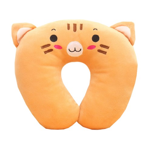 가팡 차량용 U형 베개, 호랑이 오렌지(UXING00203)