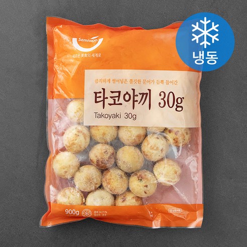 세미원 타코야끼 (냉동), 900g, 1개