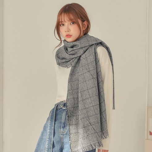 코코드림 랜디 체크 숄머플러