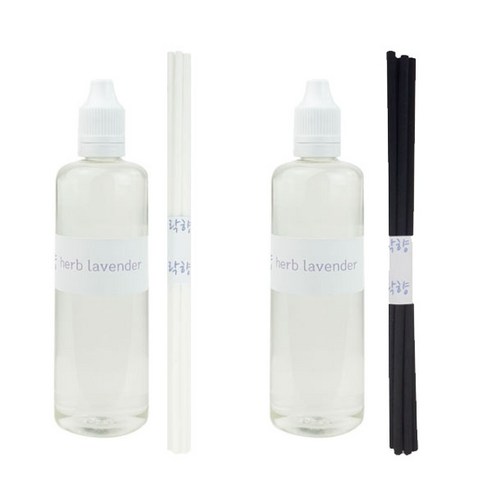 락향 디퓨저리필 105ml x 2p + 발향스틱 10p, 허브라벤더