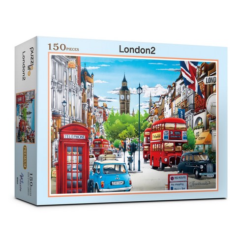 퍼즐라이프 런던2 직소퍼즐 PL150-25, 150피스, 혼합색상